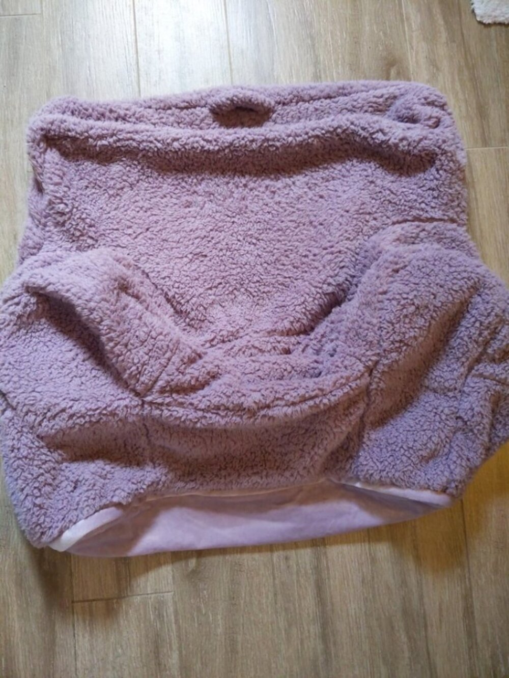 pottery barn kids anywhere cover fig purple sherpa
